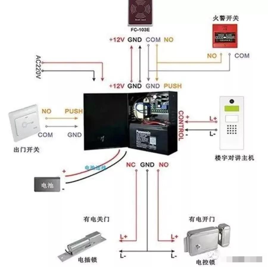 继电器在门禁主机哪个位置